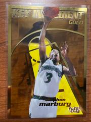 Stephon Marbury [Gold] Basketball Cards 1997 Fleer Key Ingredients Prices