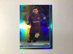 Lionel Messi [Running Refractor] #1 Soccer Cards 2018 Topps Chrome UEFA Champions League Prices