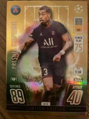 Presnel Kimpembe Soccer Cards 2021 Topps Match Attax Champions & Europa League Gold Limited Edition Prices