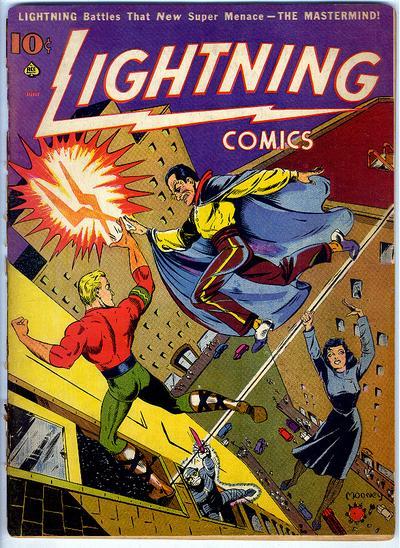 Lightning Comics #1 (1941) Comic Books Lightning Comics