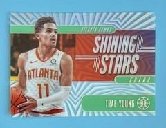 Trae Young [Green] #12 Basketball Cards 2019 Panini Illusions Shining Stars Prices