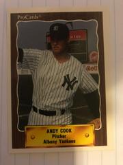 Andy Cook Baseball Cards 1990 Procards Prices