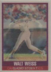Walt Weiss #116 Baseball Cards 1989 Sportflics Prices