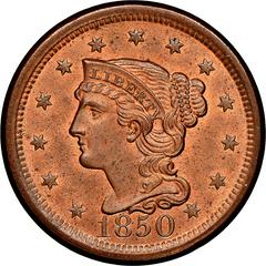 1850 Coins Braided Hair Penny Prices
