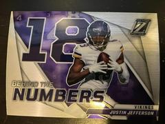 Justin Jefferson Football Cards 2022 Panini Zenith Behind the Numbers Prices