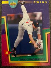Chuck Knoblauch #193 Baseball Cards 1993 Upper Deck Fun Packs Prices