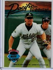 Front | Mark McGwire / Will Clark [Pacific Terrific] Baseball Cards 1993 Stadium Club