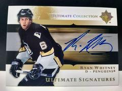Ryan Whitney Hockey Cards 2005 Ultimate Collection Signatures Prices