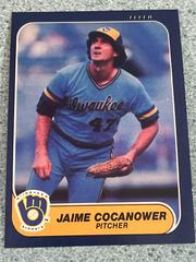 Jaime Cocanower #483 Baseball Cards 1986 Fleer Prices