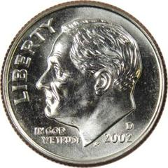 2002 D Coins Roosevelt Dime Prices
