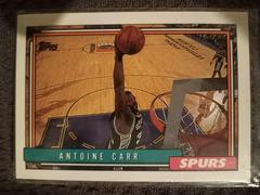 Antoine Carr #"149" Basketball Cards 1992 Topps Prices
