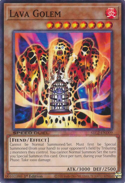 Lava Golem SBC2-END09 YuGiOh Speed Duel: Battle City Finals