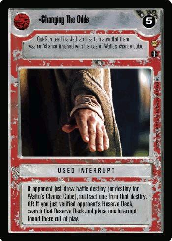 Changing The Odds [Limited] Star Wars CCG Tatooine