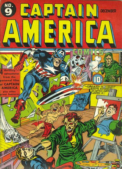 Captain America #9 (1941) Comic Books Captain America