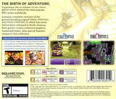 Rear | Final Fantasy Origins [Greatest Hits] Playstation