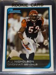 A.J. Nicholson [White] #198 Football Cards 2006 Bowman Prices