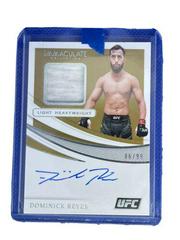 Dominick Reyes Ufc Cards 2021 Panini Immaculate UFC Memorabilia Autographs Prices