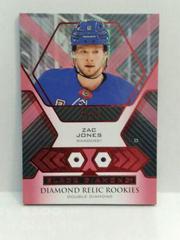 Zac Jones [Ruby Double] Hockey Cards 2021 Upper Deck Black Diamond Rookie Relic Prices