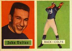 John Unitas Football Cards 1957 Topps Prices