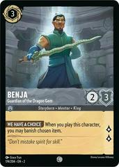 Benja - Guardian of the Dragon Gem [Foil] #174 Lorcana Rise of the Floodborn Prices