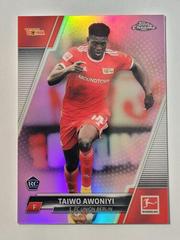 Taiwo Awoniyi [Pink Refractor] Soccer Cards 2021 Topps Chrome Bundesliga Prices