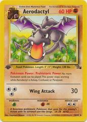 1999 POKEMON FOSSIL AERODACTYL-HOLO #1 1ST EDITION PSA 9 MINT