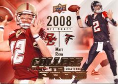 Matt Ryan Football Cards 2009 Upper Deck Rookie Exclusives College to Pros Prices
