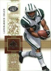 Laveranues Coles Football Cards 2007 SP Chirography Prices