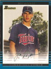 Joe Mauer [Gold] Baseball Cards 2002 Bowman Prices