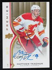 Matthew Tkachuk [Gold Spectrum Autograph] #4 Hockey Cards 2020 Upper Deck Premier Prices