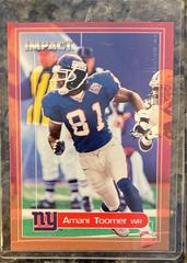 Amani Toomer #6 Football Cards 2000 Skybox Impact Prices