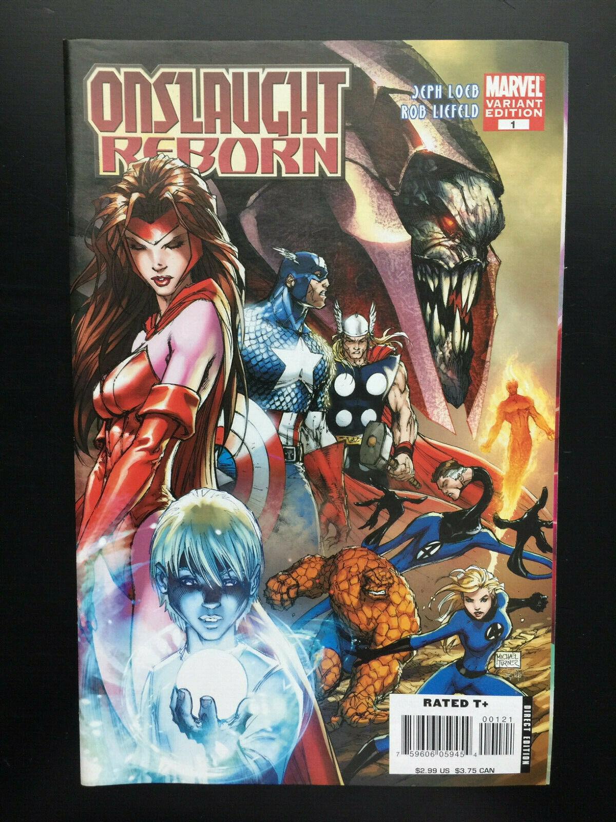 Onslaught Reborn #1 (2007) Comic Books Onslaught Reborn