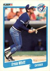 Ernie Whitt #97 Baseball Cards 1990 Fleer Prices
