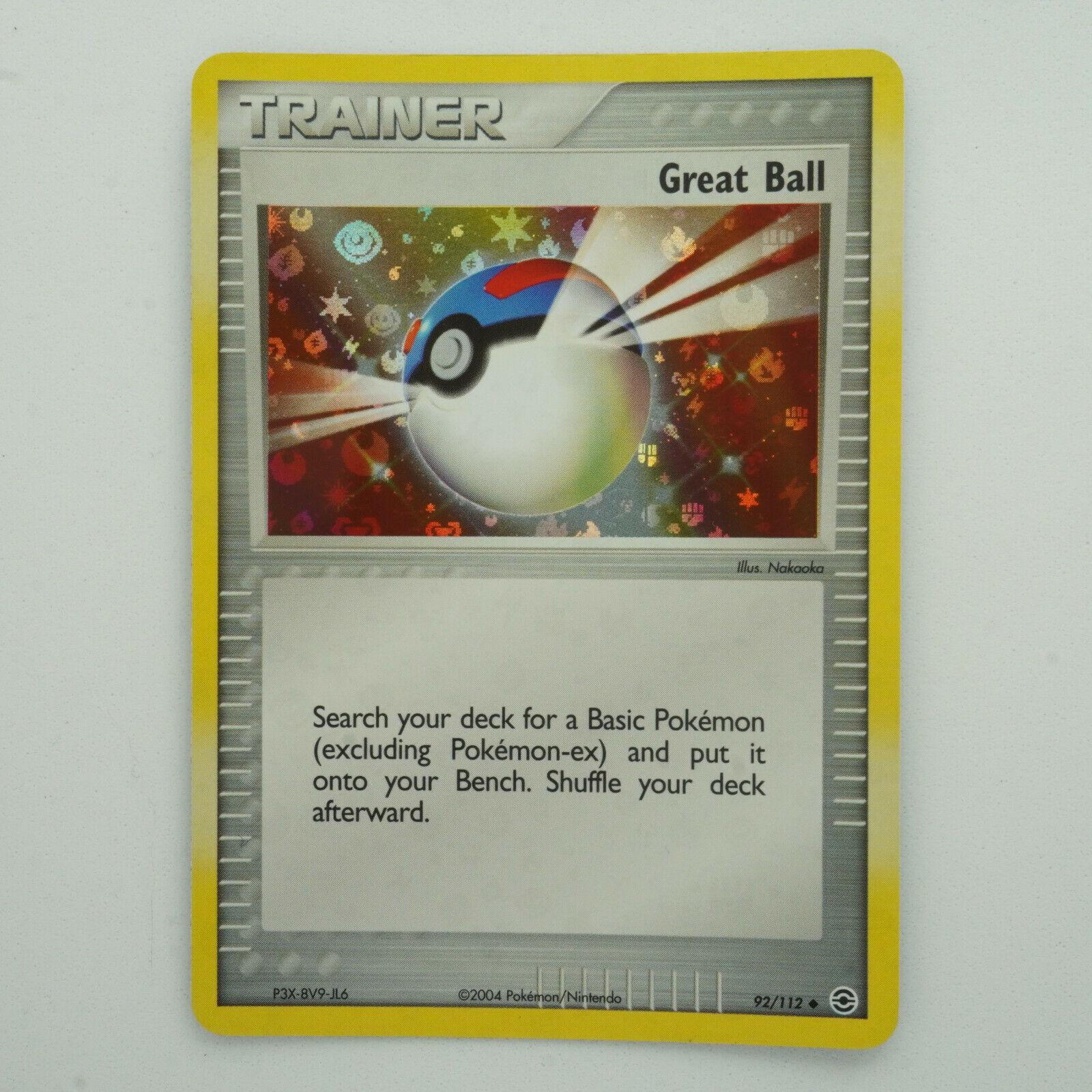 Great Ball #92 Prices | Pokemon Fire Red & Leaf Green | Pokemon Cards