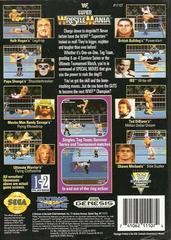 Back Cover | WWF Super Wrestlemania Sega Genesis