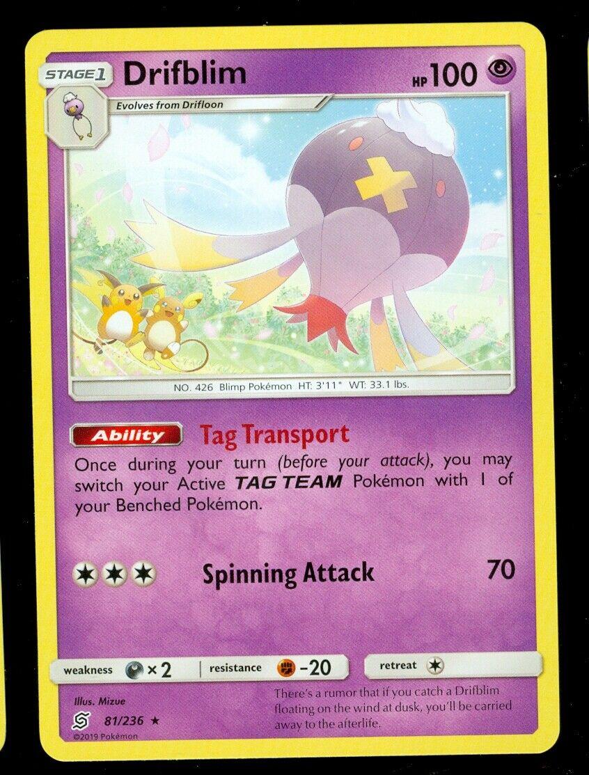 Drifblim #81 Prices | Pokemon Unified Minds | Pokemon Cards