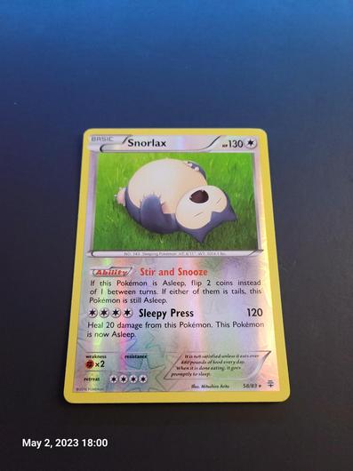 Snorlax [Reverse Holo] #58 photo