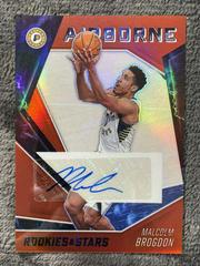 Malcolm Brogdon [Red] #AIR-MAB Basketball Cards 2020 Panini Chronicles Airborne Signatures Prices