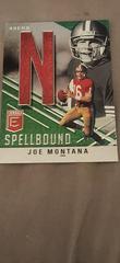 Joe Montana #S-N Football Cards 2021 Panini Donruss Elite Spellbound Prices