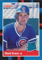 Mark Grace #40 Baseball Cards 1988 Donruss Prices