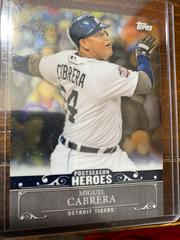 Miguel Cabrera Baseball Cards 2013 Topps Update Postseason Heroes Prices