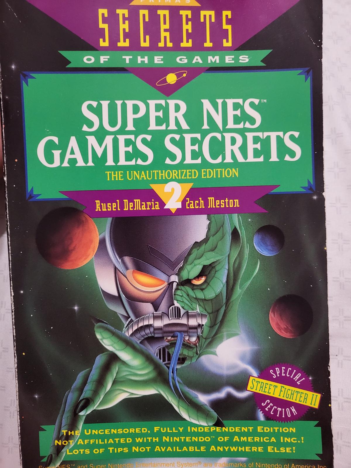 Super NES Games Secrets Volume 2 Strategy Guide