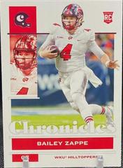 Bailey Zappe [Pink] #24 Football Cards 2022 Panini Chronicles Draft Picks Prices