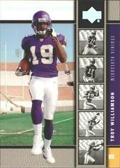 Troy Williamson [Platinum] #14 Football Cards 2005 Upper Deck Rookie Premiere Prices