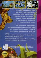 Disney'S The Jungle Book - Back | Jungle Book Sega Game Gear