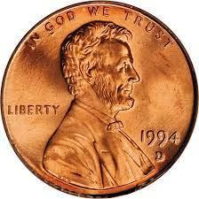 1994 D Coins Lincoln Memorial Penny Prices
