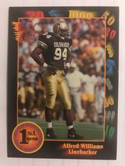 Alfred Williams #51 Football Cards 1991 Wild Card College Draft Picks Prices