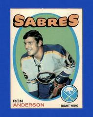 Ron Anderson Hockey Cards 1971 O-Pee-Chee Prices