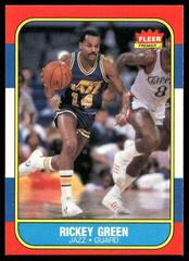 Rickey Green Basketball Cards 1986 Fleer Prices