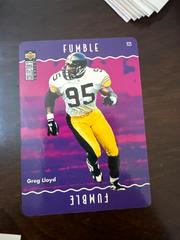Greg Lloyd Football Cards 1996 Collector's Choice Update You Make the Play Prices